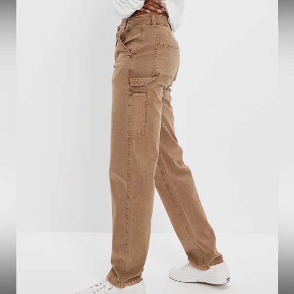 SOLD American Eagle Stretch High-Waisted Straight Leg Carpenter Cargo Pant - Picture 5 of 5